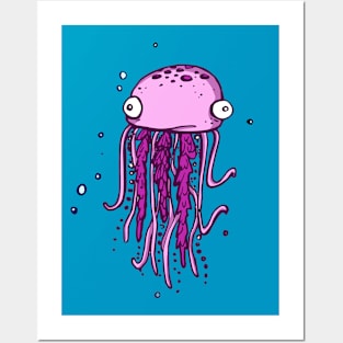 Awkward Jellyfish Posters and Art
